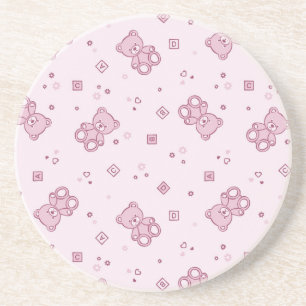 Porta-copos Rosa do fundo dos ursos de ursinho