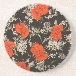 Porta-copos Rosas vermelhas