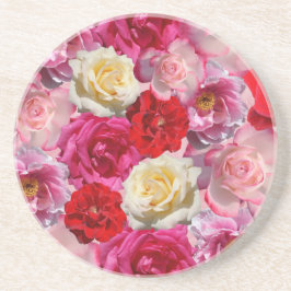 Porta-copos Rosas Vintage Chique Vibrant Country