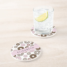 Porta-copos Rosquinhas Rosa, Rosquinhas Marrons, Espelhos, Seu