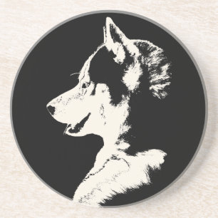 Porta copos Rouco de rouco Malamute Wolf Dog