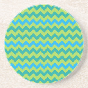 Porta copos Round Sandstone: Turquesa, Cavalos Ver