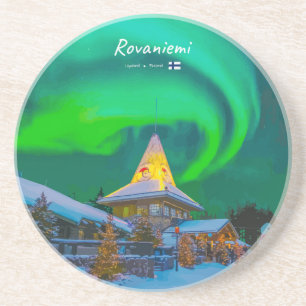 Porta-copos Rovaniemi, Finlândia - Magia Aurora