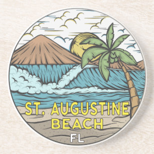 Porta-copos Rua Augustine Beach Vintage