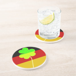 Porta-copos Rua De Vestuário Do Bandeira Alemão Irlandês Shamr