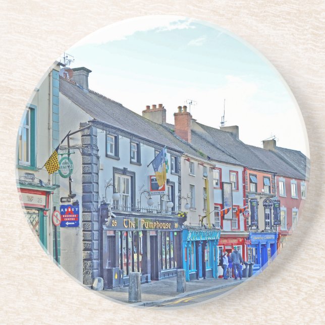 Porta-copos Rua Tom Wurl de Kilkenny (Frente)