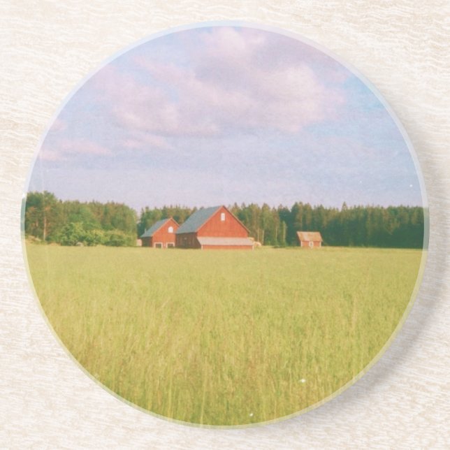 Porta-copos Rustic summer field, Helsingia, Sweden (Frente)
