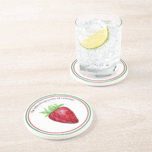 Porta-copos Sabor Refrescante De Morango De Verão