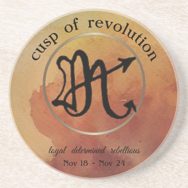 Porta-copos Sagitarrius - limite da Escorpião (Frente)