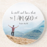 Salm 46:10 Fique quieto e saiba que eu sou Bíblia 