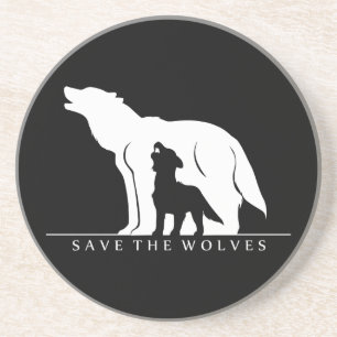 Porta-copos Salve os Lobos