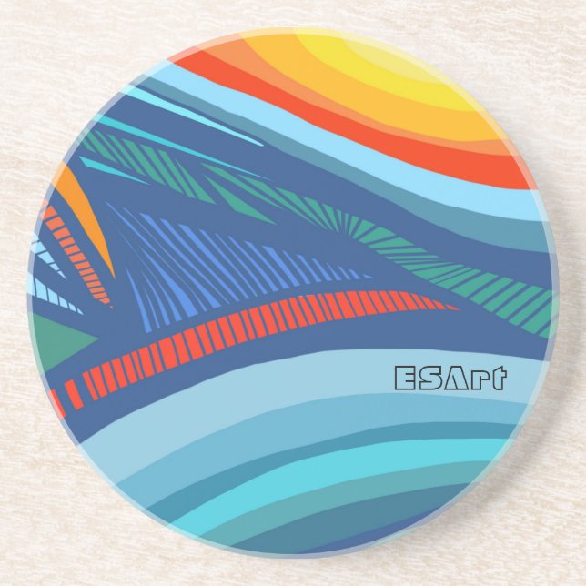 Porta copos Sandstone (Frente)