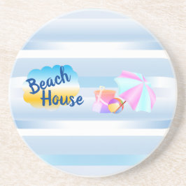 Porta copos Sandstone Blue Beach House