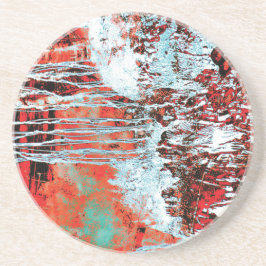Porta-copos Sandstone Coaster – Pulso de Corrosão