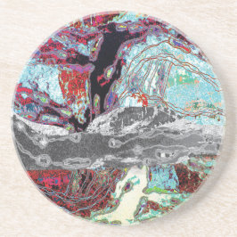 Porta-copos Sandstone Coaster – Strata Pulse