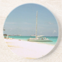 Porta copos Sandstone com Cayman Island Scene