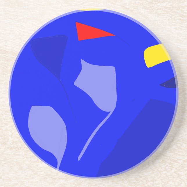 Porta copos Sandstone com imagem ergênica (Frente)