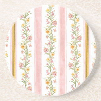 Porta copos Sandstone Dourada rosa