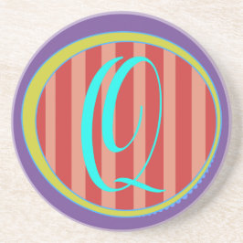 Porta copos Sandstone Monograma Q