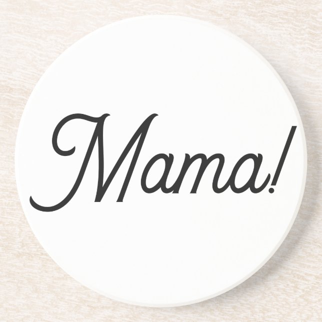 Porta copos Sandstone para sua mãe (Frente)