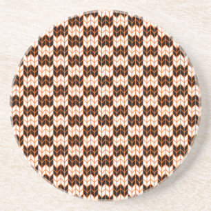 PORTA COPOS Sandstone redonda do KNIT Round de VER
