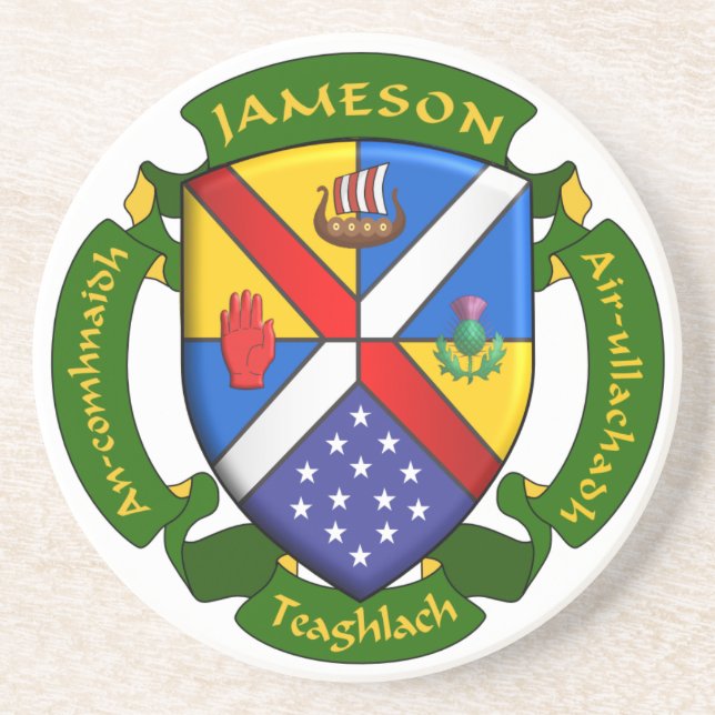 Porta copos Sandstone Round (Frente)