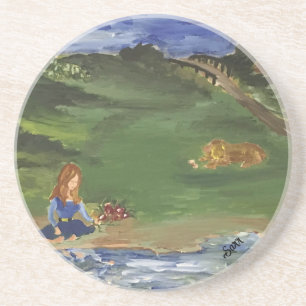 Porta copos Sandstone: Tema Primavera