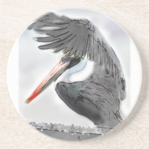 Porta-copos Saudação do pelicano