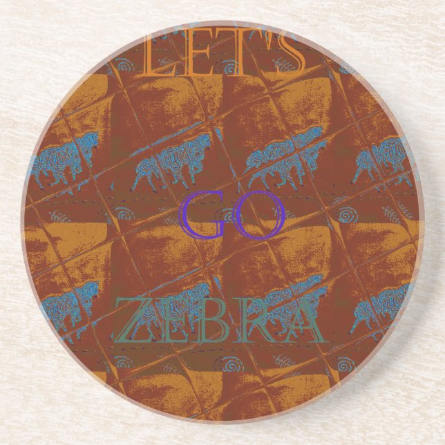 Porta-copos Savannah Safari deixa Zebra Hakuna Matata mais (Frente)