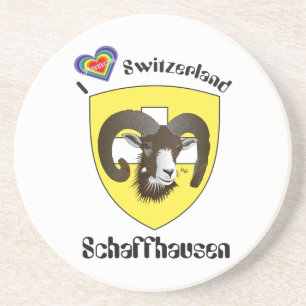 Porta-copos Schaffhausen Suíça tampa de cerveja