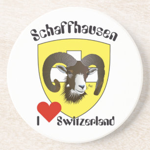 Porta-copos Schaffhausen Suíça tampa de cerveja
