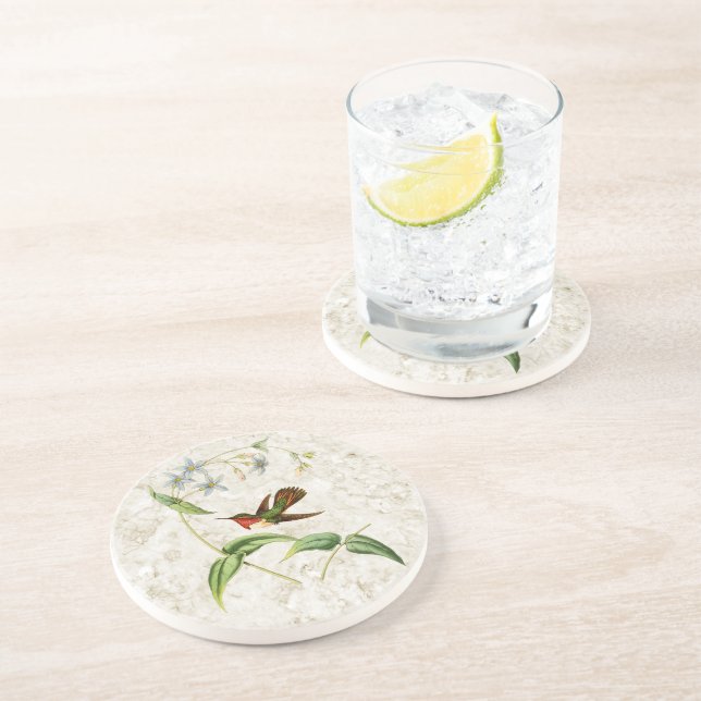 Porta copos Scintillant do arenito do colibri (Lateral)