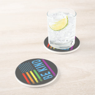 Porta-copos Seja Gentil Lgbt Lgbtq Orgulho Gay Arco-íris