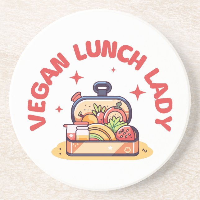 PORTA-COPOS SENHORA DO ALMOÇO VEGANO (Frente)
