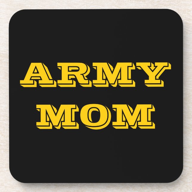 Porta copos Set Army Mãe (Frente)