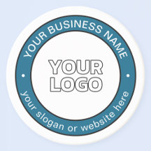 Seu logotipo ou Design e texto circular personaliz