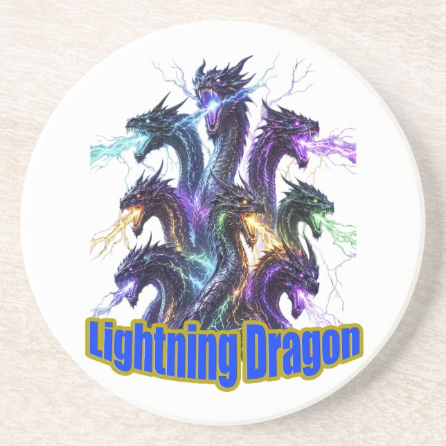 Porta-copos Seven-Headed Lightning Dragon (Frente)