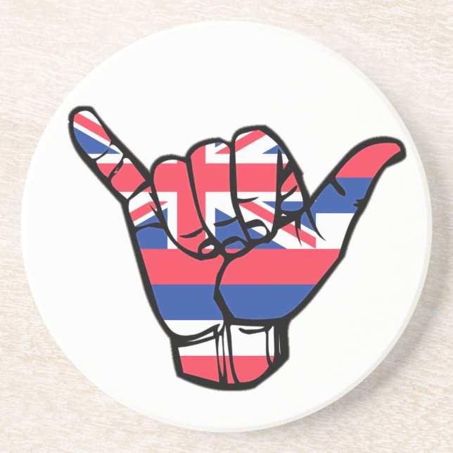 Porta-copos Shaka Hawaii Flag (Frente)