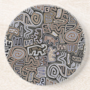 Porta-copos Shaman Peyote Espíritos Ritais Serpentes