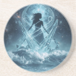 Porta-copos She Who Rises from the Crystal Sea