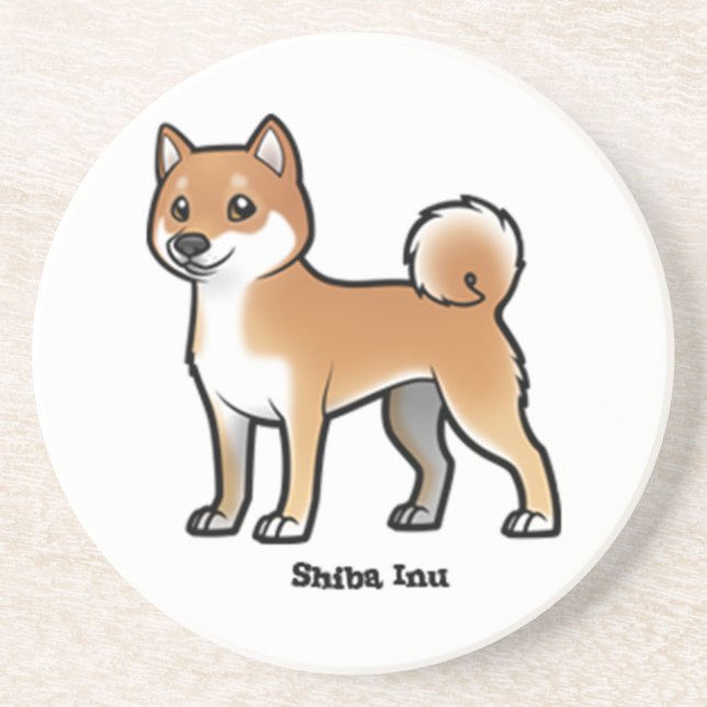 Porta-copos shiba inu (Frente)