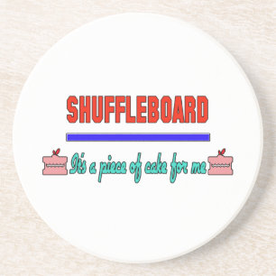 Porta-copos Shuffleboard é um pedaço de bolo para mim