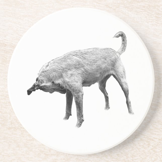 Porta-copos Side-Glance Terrier Charm (Frente)
