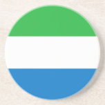 Porta-copos Sierra Leone Flag<br><div class="desc">Patriotic flag of Sierra Leone.</div>