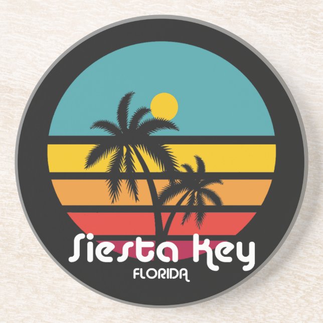 Porta-copos Siesta Key, Flórida (Frente)