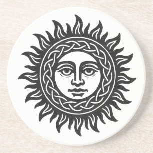 Porta-copos Sigilo Solar Visage – Camiseta Emblema do Sol Negr