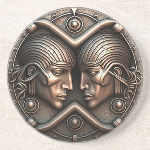 Porta-copos Signo do Zodíaco Gêmeos Horóscopo de Gêmeos