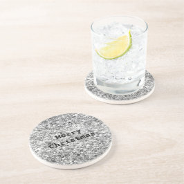 Porta-copos Silver Glitter Sparkle