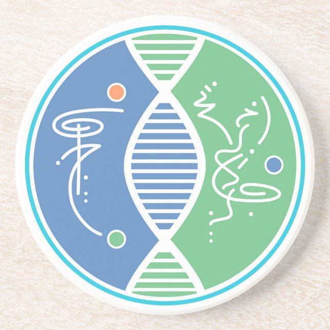 Porta-copos Símbolo do círculo interno de cicatrização na Port (Frente)