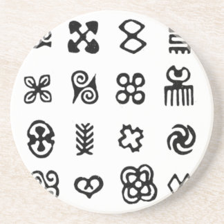 Porta-copos Símbolos africanos Adinkra